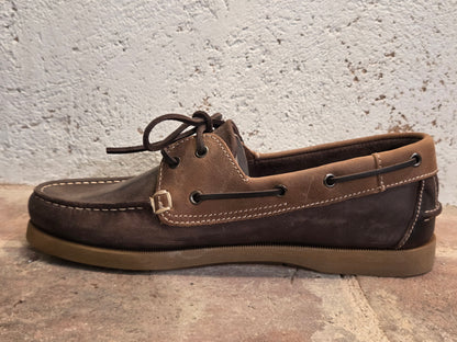 SCARPE TBS PHENIS STRINGATE E87A5 MARRON+TAN+MIEL