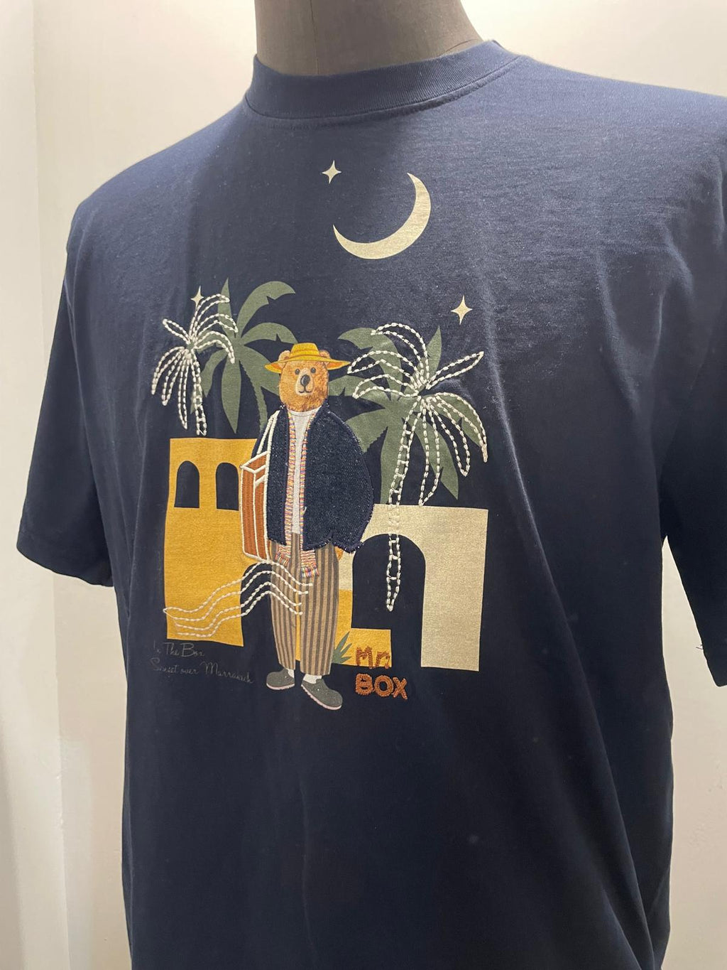 T SHIRT IN THE BOX MR. BOX MAROCCO BLU SS250001