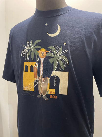 T SHIRT IN THE BOX MR. BOX MAROCCO COLOR BLU SS250001