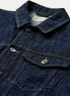 AKKARSTEN DENIM JACKET ANERKJENDT MIDNIGHT RAW