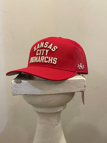 AMERICAN NEEDLE KC MONARCHS NL VALIN SIDE AN RED TRUCKER