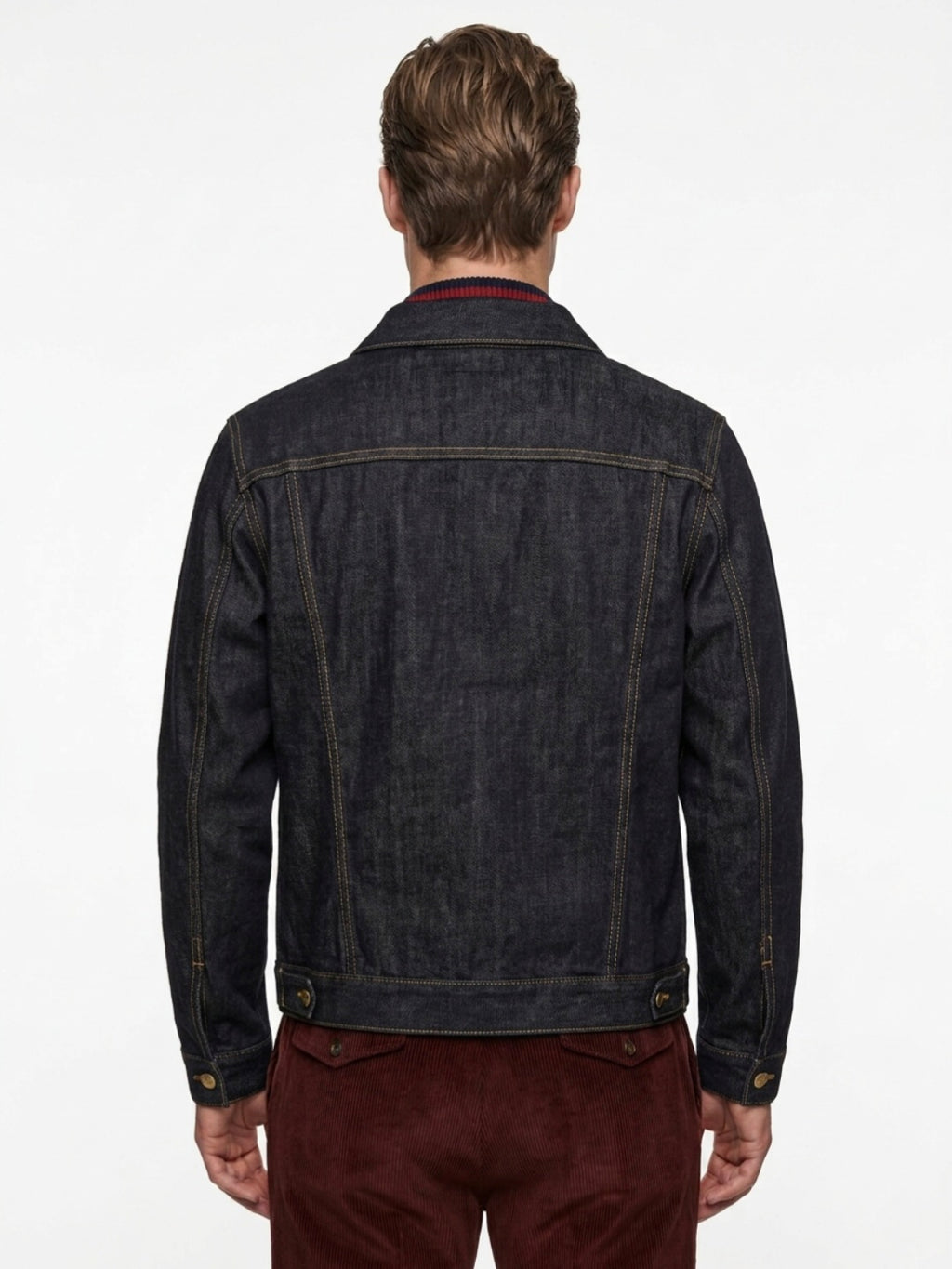 AKKARSTEN DENIM JACKET ANERKJENDT MIDNIGHT RAW