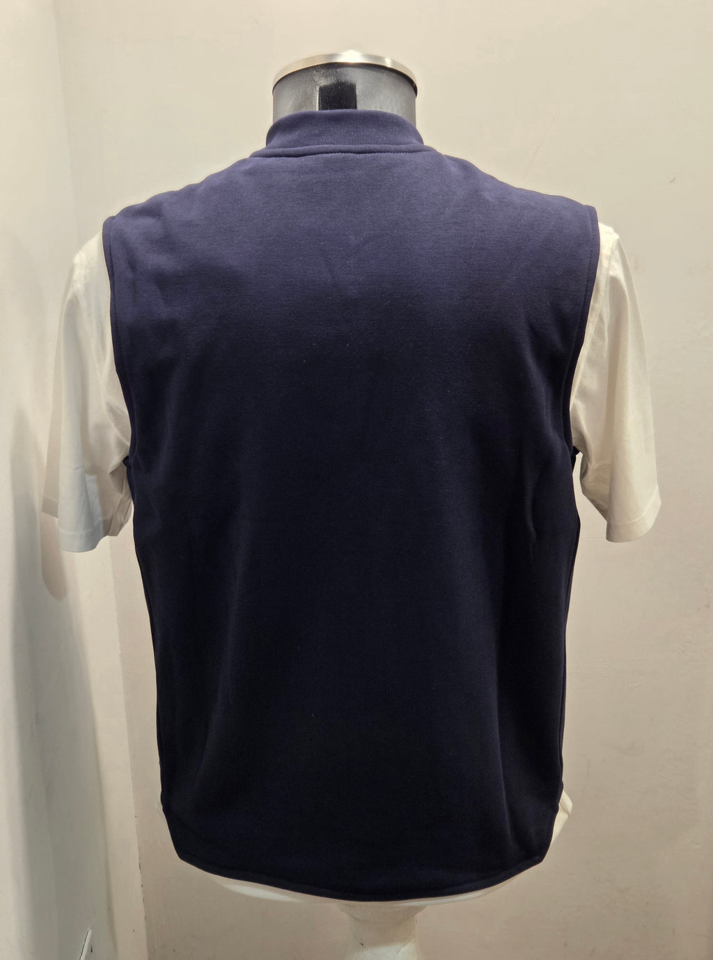 GILET SEADOG ROBERT REVERSE ZIP FELPA/CHAMBRAY COLOR BLU