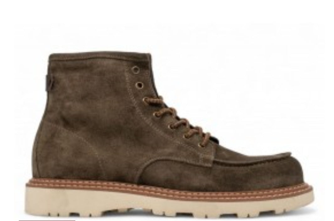 KEBO DAKAR BOOT IN PELLE SCAMOSCIATA COLOR MARRONE CHIARO