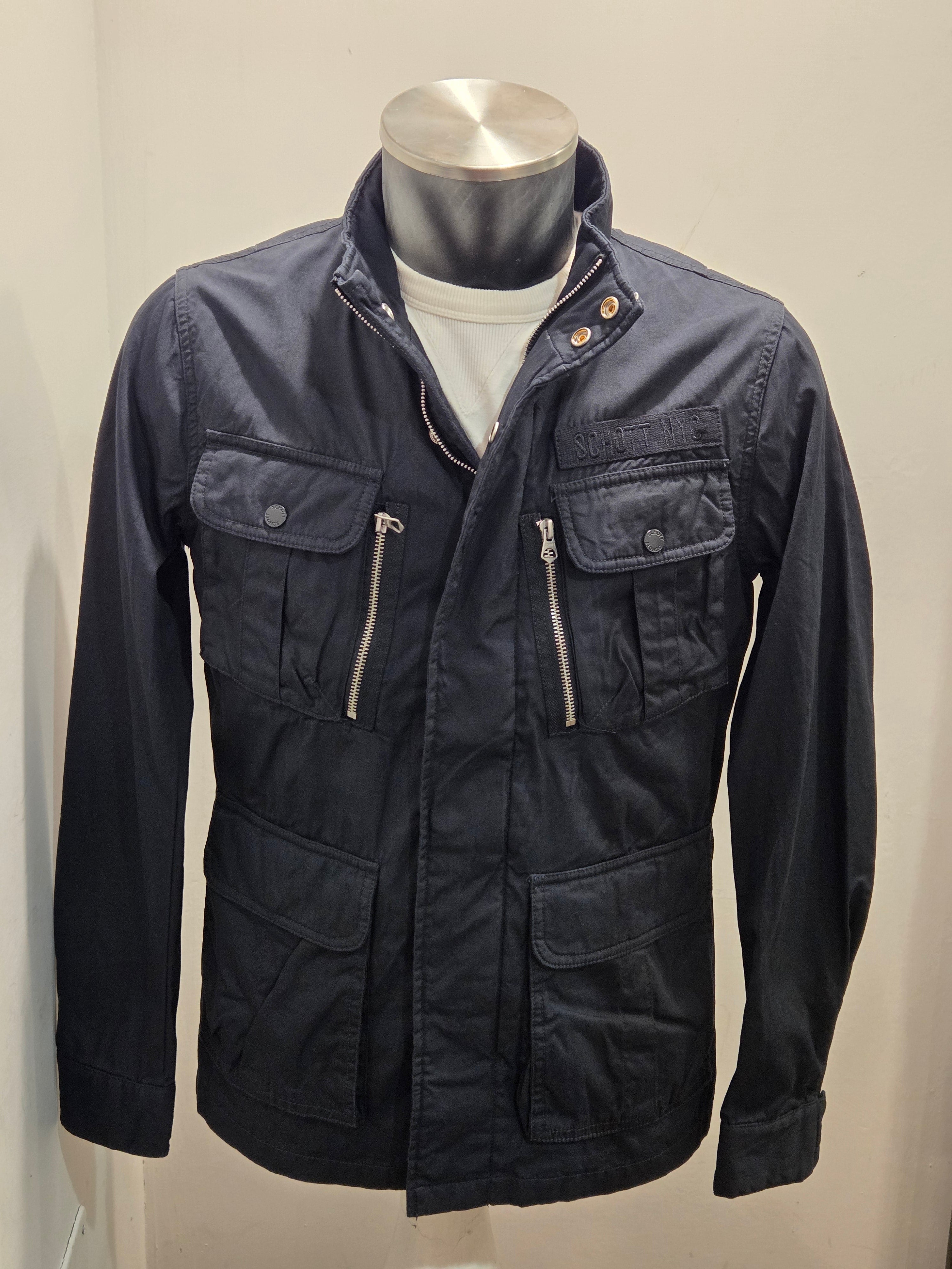 SCHOTT FIELD JACKET NYC COLOR BLU