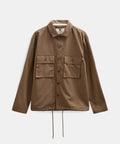 AKOTTO COTTON OVERSHIRT ANERKJENDT COLOR ERMINE