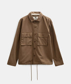 AKOTTO COTTON OVERSHIRT ANERKJENDT COLOR ERMINE