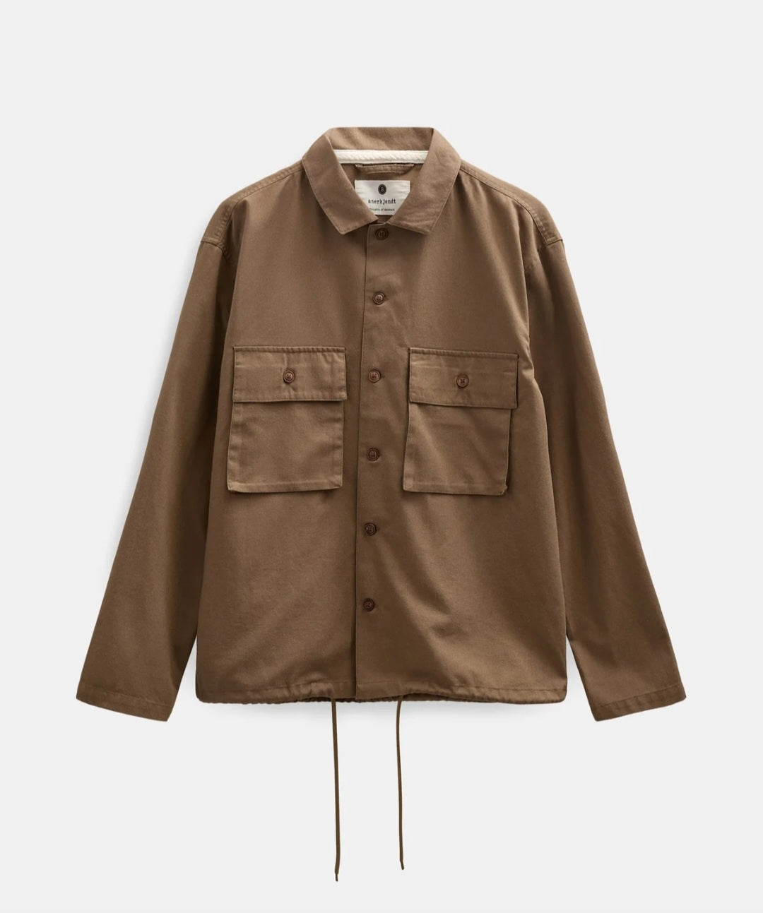 AKOTTO COTTON OVERSHIRT ANERKJENDT COLOR ERMINE
