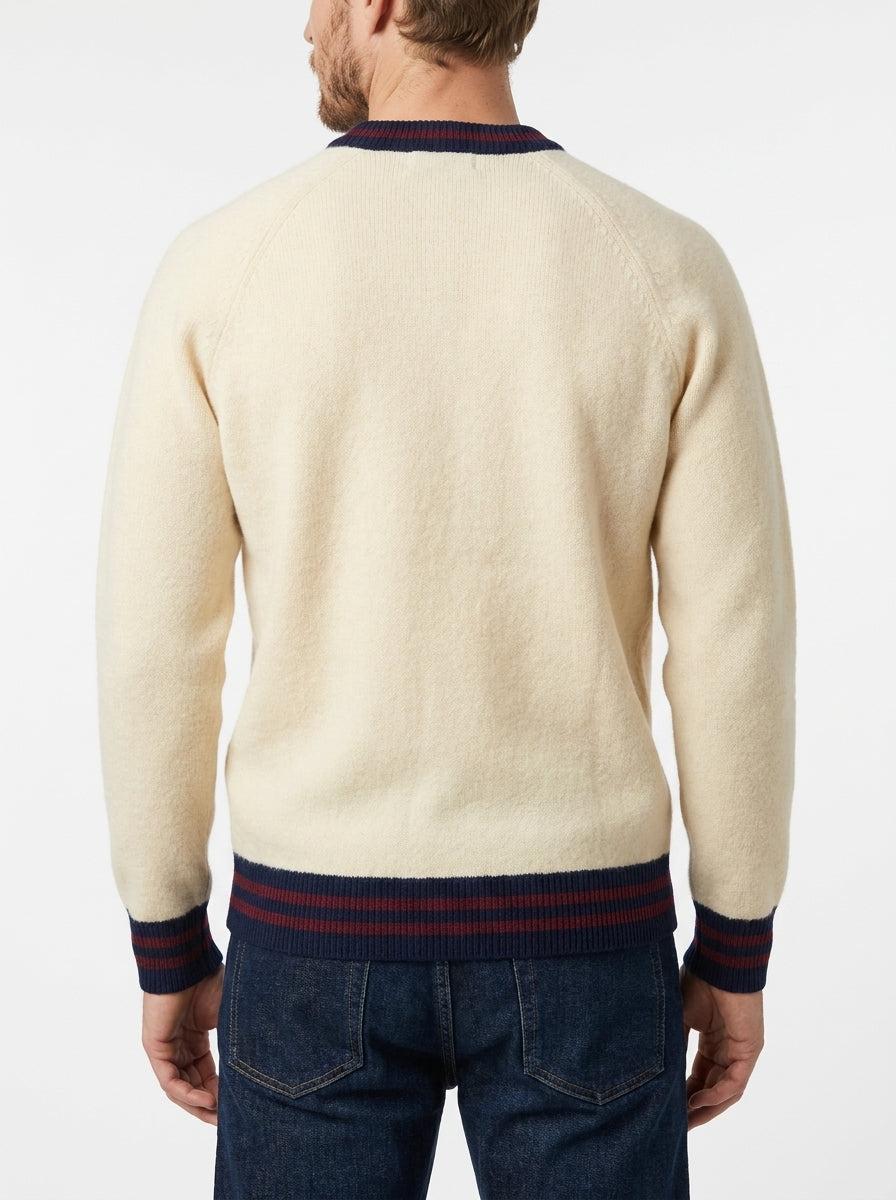 MAGLIA GIROCOLLO OBAN COLOR PANNA GALLIA KNIT PROJECT