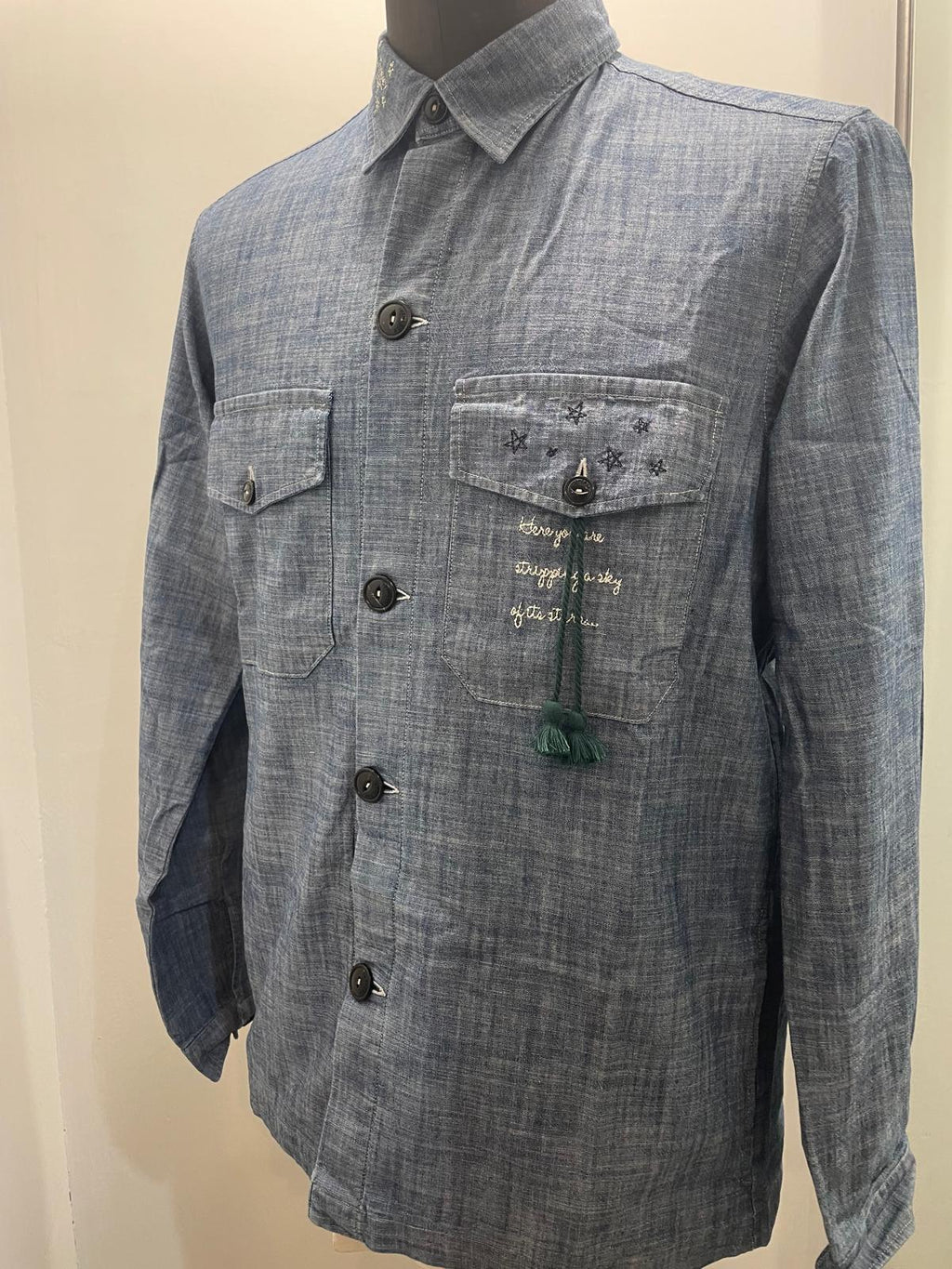 CAMICIA IN THE BOX CHAMBRAY EMBROIDERY STAR