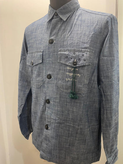 CAMICIA IN THE BOX CHAMBRAY EMBROIDERY STAR