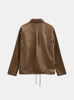 AKOTTO COTTON OVERSHIRT ANERKJENDT COLOR ERMINE