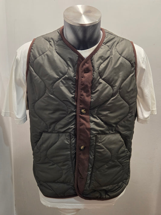 GILET NYLON IN THE BOX COLOR VERDE MILITARE