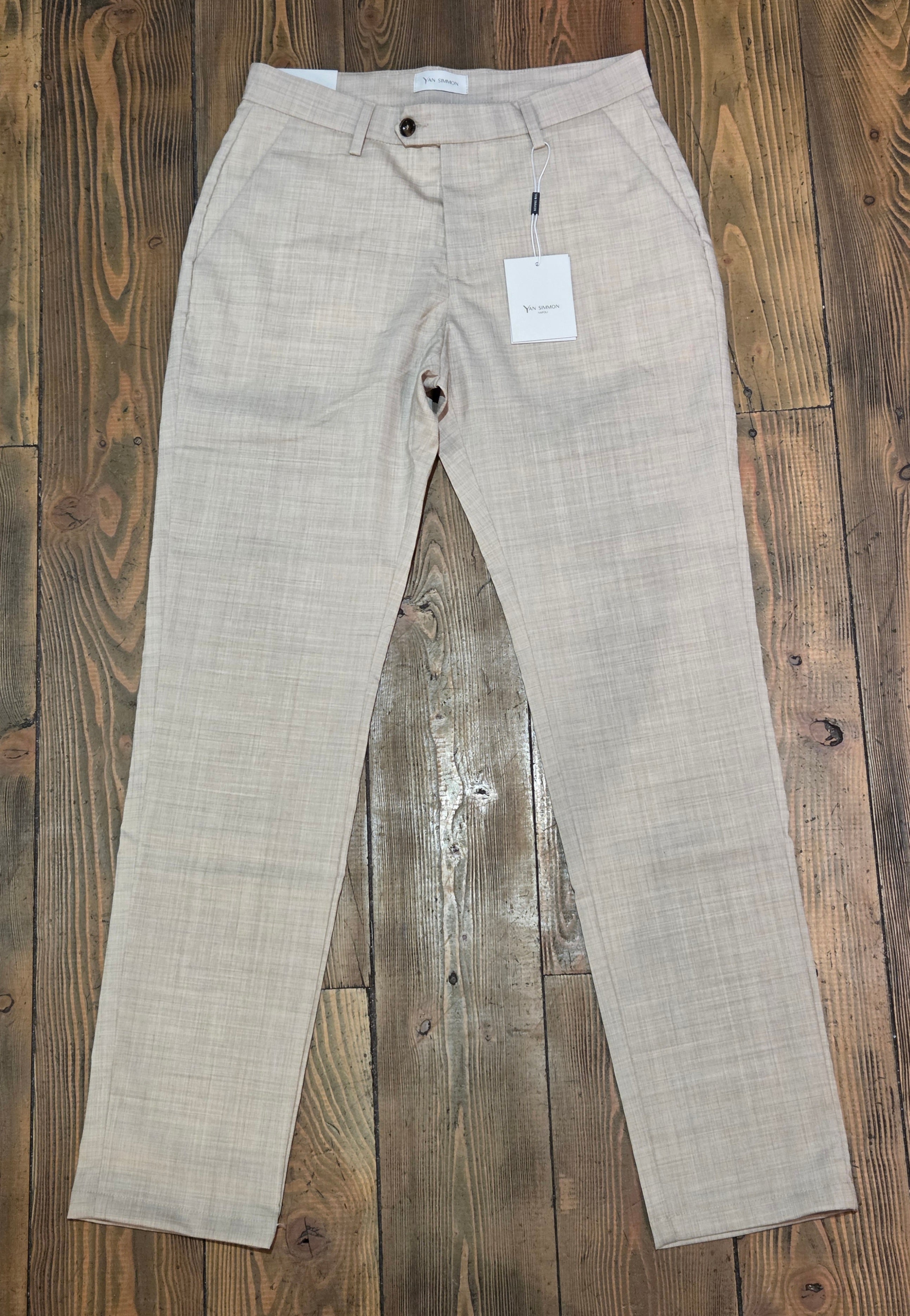 PANTALONI YAN SIMMON MODELLO WORLD T634W COLOR BEIGE