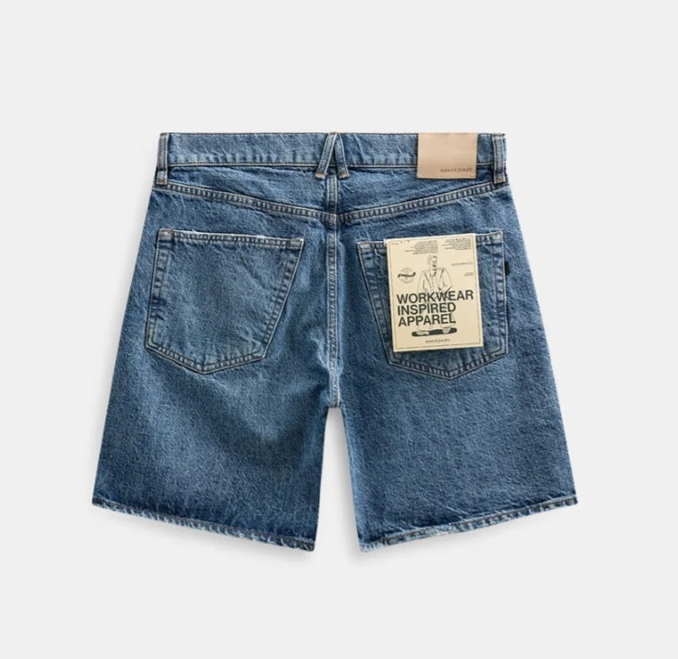 ANERKJENDT BERMUDA AKJONAS MIDDLE BLU DENIM
