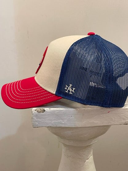 AMERICAN NEEDLE MACK TRUCK VALIN AN ROYAL/IVORY/RED TRUCKER