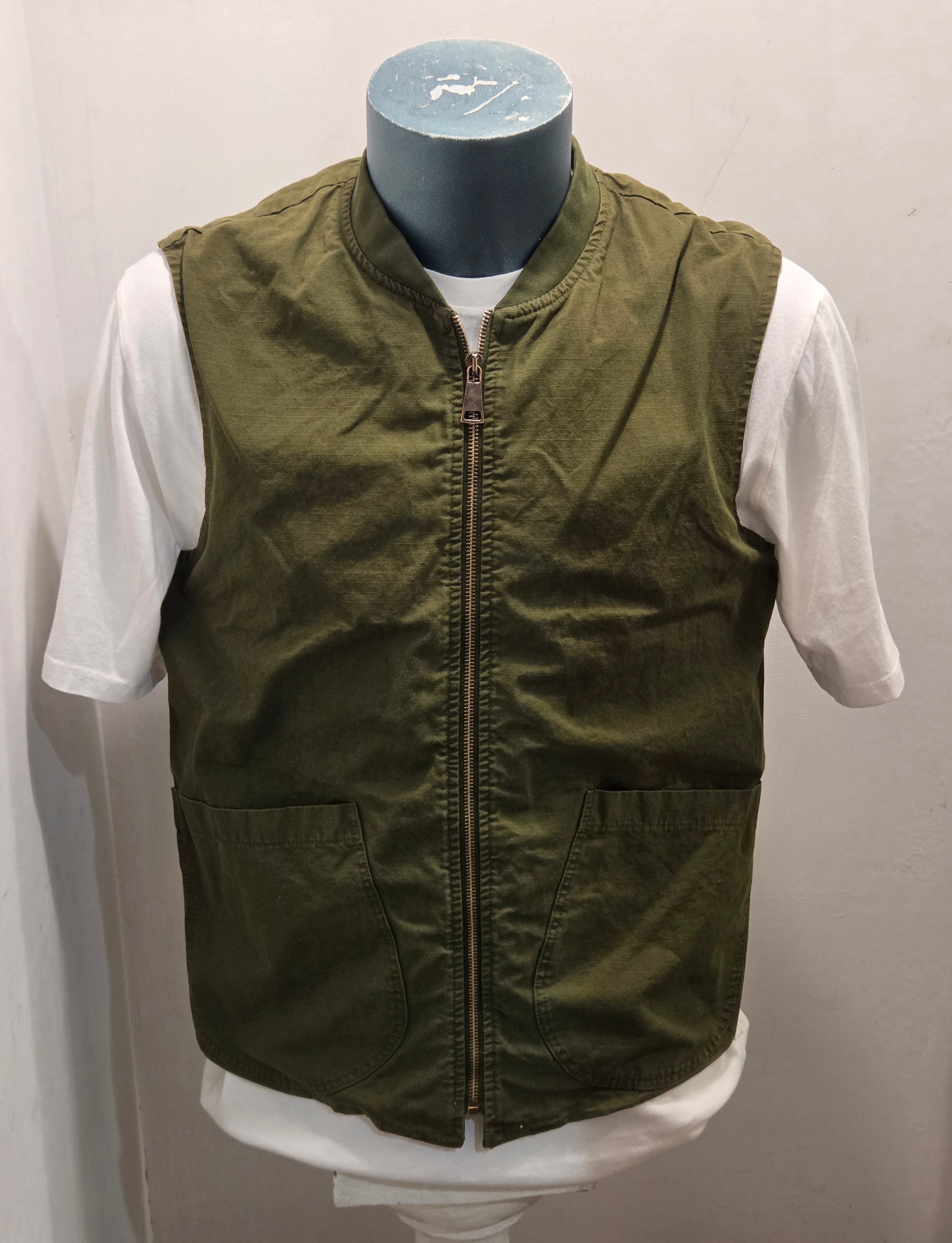 GILET SEADOG WALL VEST ZIP FOD. RIPSTOP COLOR MILITARE