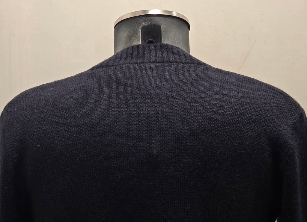 CARDIGAN VERSITY WOOL MALIBU NAVY ESP