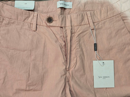 PANTALONE YAN SIMMON FRIEND TELA PARACADUTE T541F ROSA ANTICO