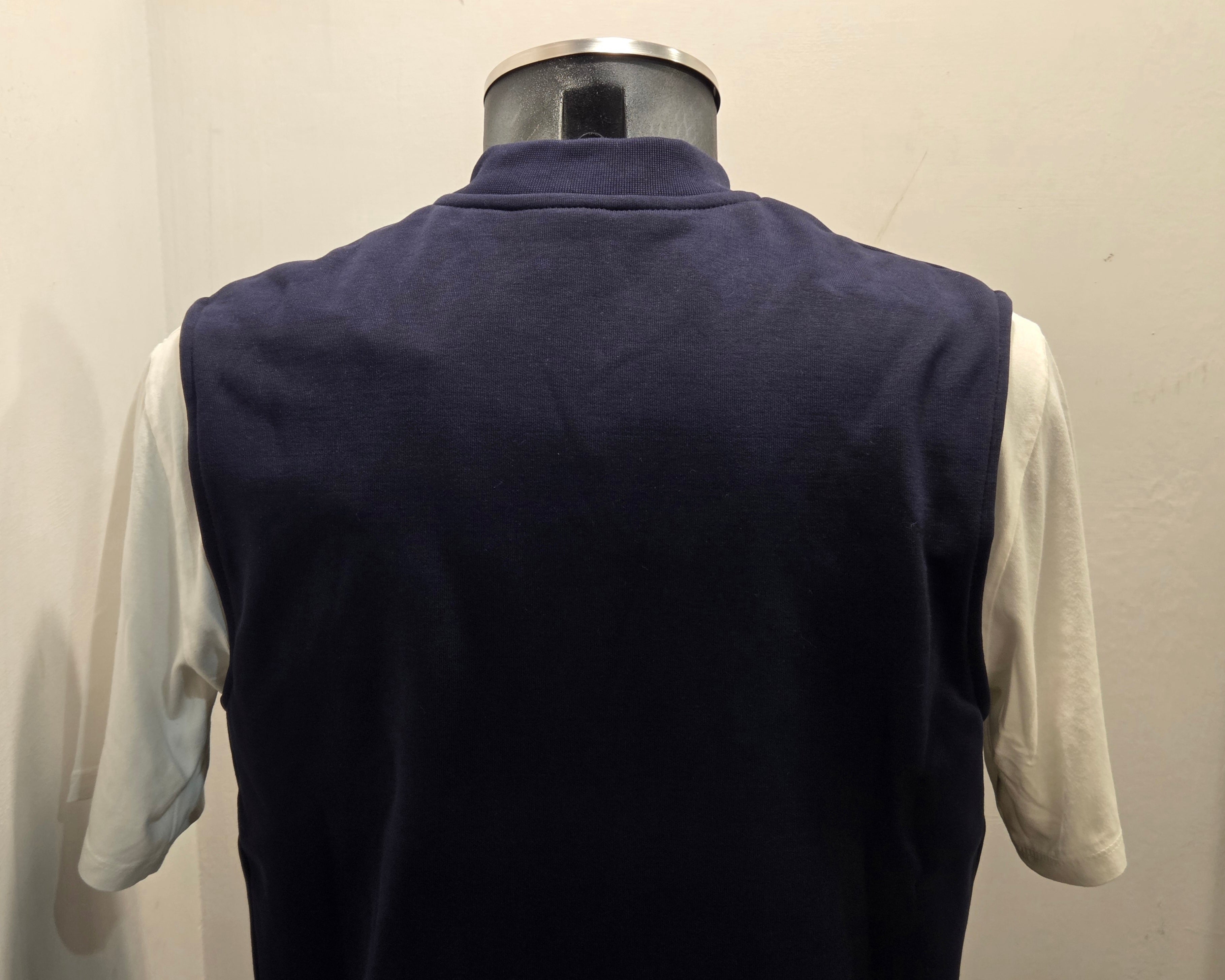 GILET SEADOG ROBERT REVERSE ZIP FELPA/CHAMBRAY COLOR BLU