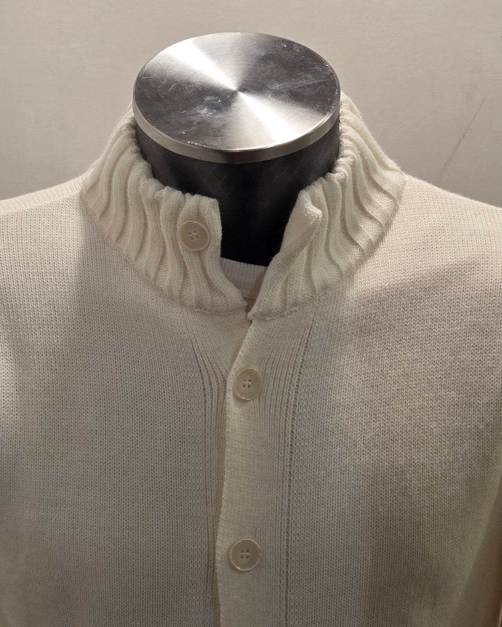 CARDIGAN AG TREND CON BOTTONI COLOR BIANCO