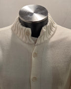 CARDIGAN AG TREND CON BOTTONI COLOR BIANCO