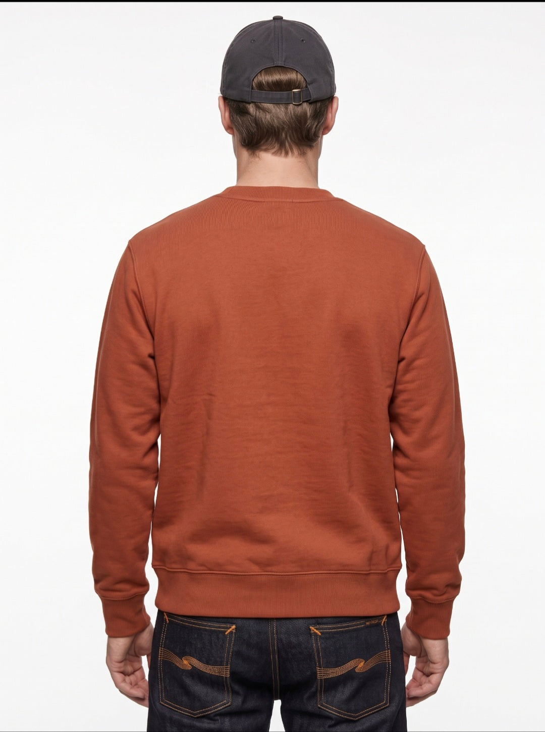 FELPA GIROCOLLO BOWERY NYC MODELLO YORK COLOR BRICK