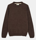 AKSUNE CHENILLE KNIT COLOR CHOCOLATE BROWN