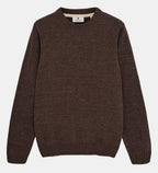 AKSUNE CHENILLE KNIT COLOR CHOCOLATE BROWN