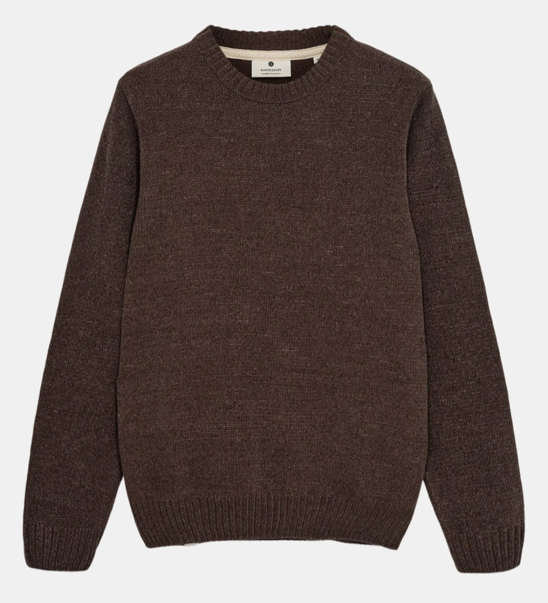 AKSUNE CHENILLE KNIT COLOR CHOCOLATE BROWN
