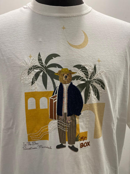 T SHIRT IN THE BOX MR. BOX MOROCCO BIANCA SS250001
