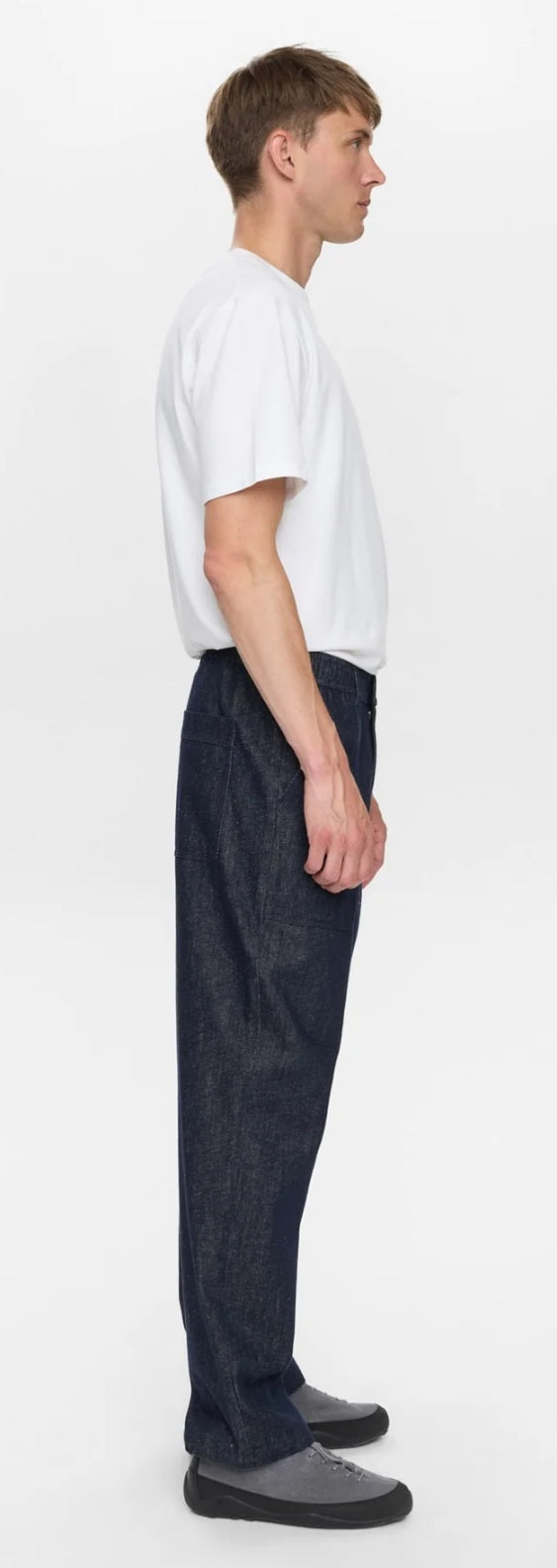 AKJAKOB DENIM FATIQUE JEANS ANERKJENDT COLOR DARK BLUE DENIM