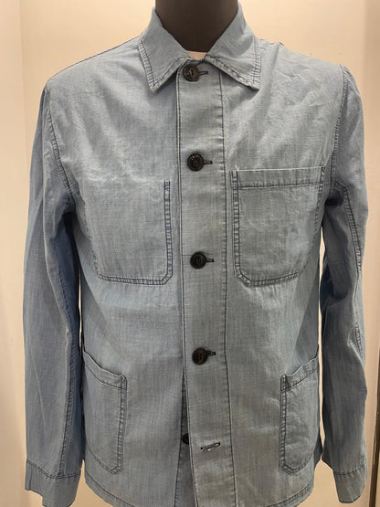 GIACCA IN THE BOX WORK DENIM COLOR BLU DENIM SS250034