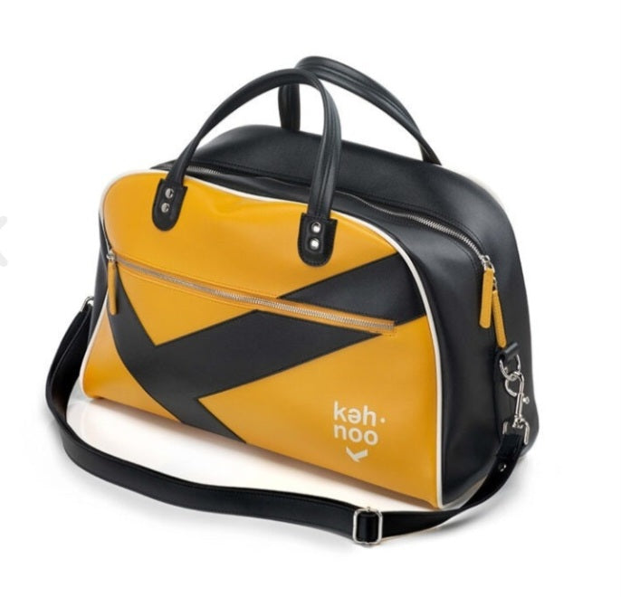 BORSA KEH-NOO KB 9787 GIALLA E NERA