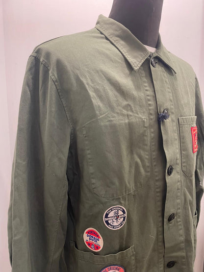 GIACCA WORK IN THE BOX PATCH DISNEY COLOR VERDE MILITARE