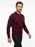 BRAMANTE MAGLIA POLO REGULAR FIT COLOR BORDEAUX