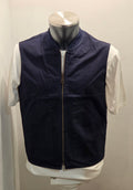 GILET SEADOG ZIP CANVAS COLOR BLU