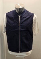 GILET SEADOG ZIP CANVAS COLOR BLU