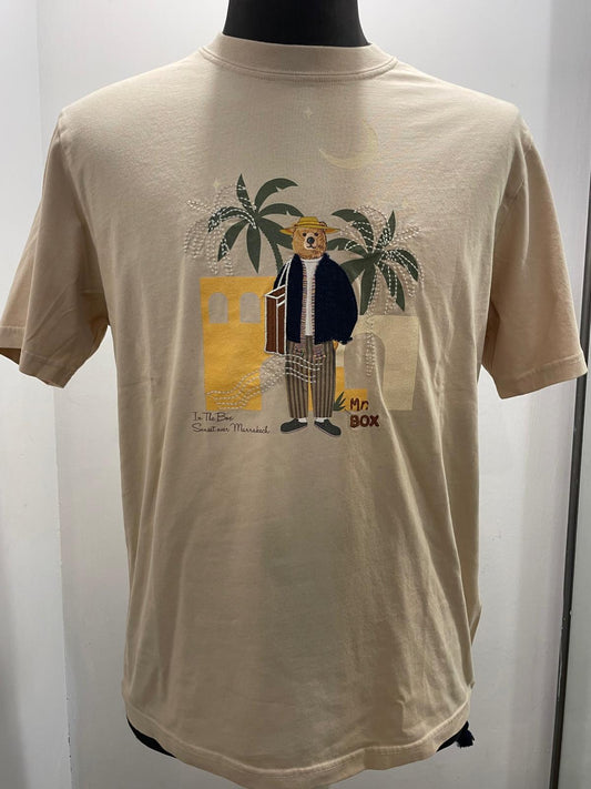 T SHIRT MR. BOX MOROCCO COLOR BEIGE SS250001