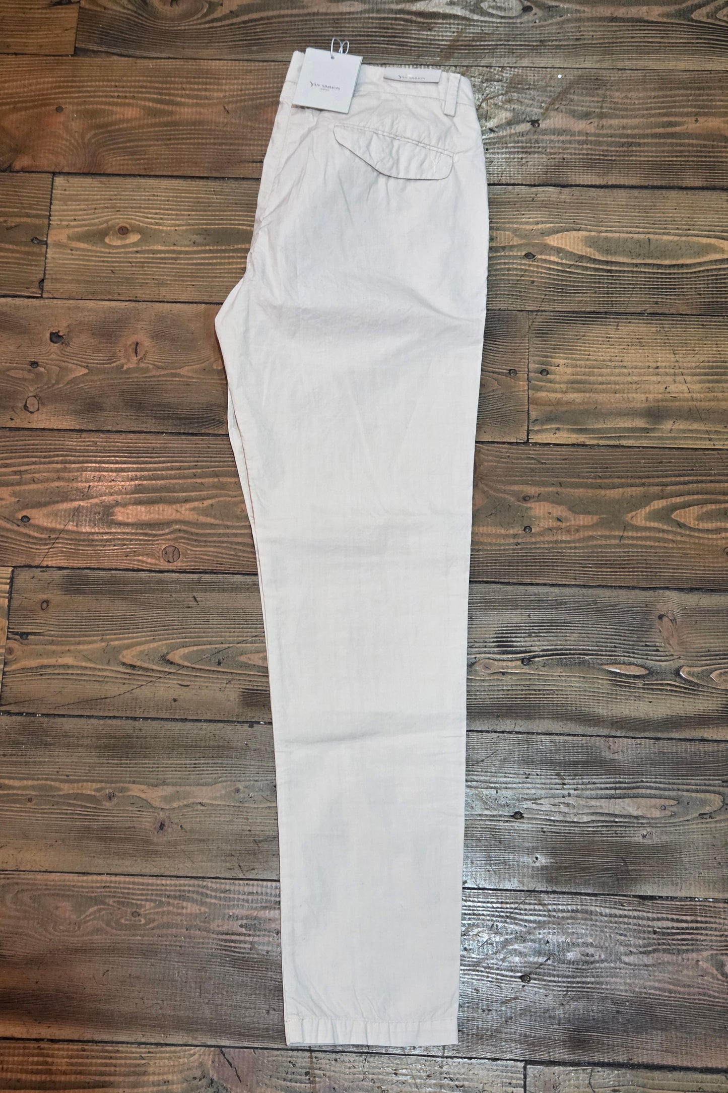 PANTALONE YAN SIMMON FRIEND TELA PARACADUTE T541F ECRU