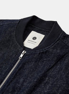 AKROBIN DEMIN GILET ANERKJENDT COLOR DARK BLUE DENIM