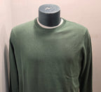 BRAMANTE MAGLIA FILO COTONE MANICA LUNGA COLOR VERDE