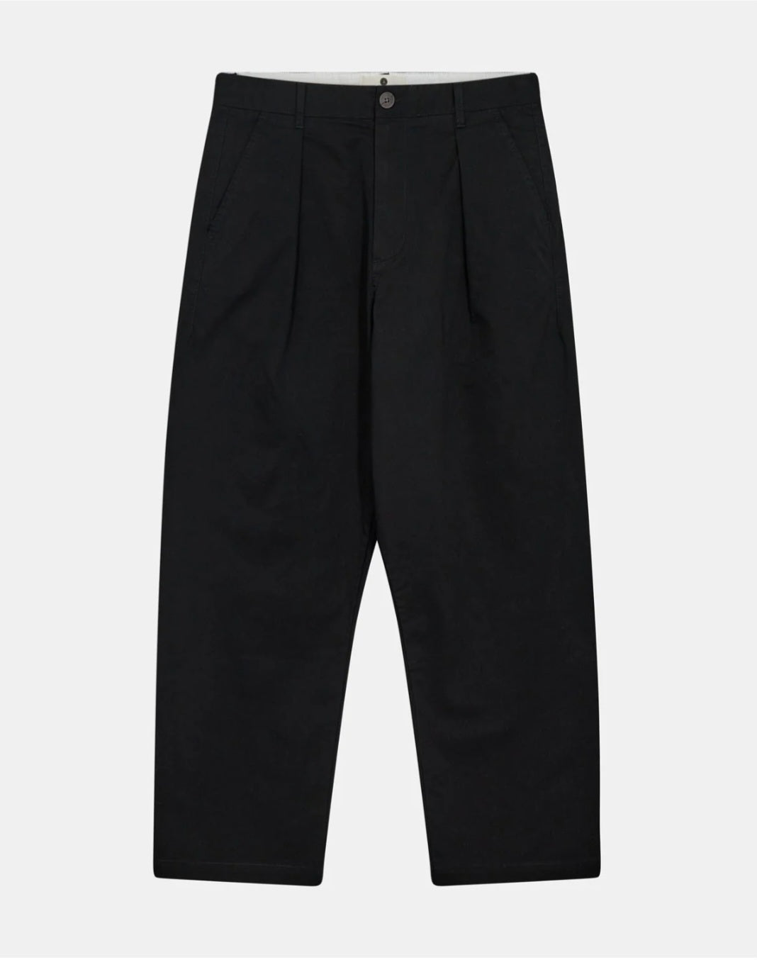 AKJAKOB COTTON PLEAT PANTS ANERKJENDT COLOR BLU