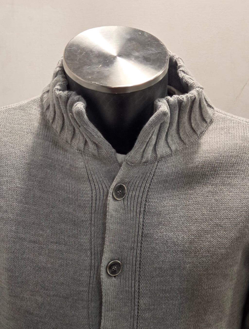 CARDIGAN AG TREND CON BOTTONI COLOR GRIGIO