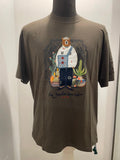 T SHIRT IN THE BOX MR. BOX JARDIN SECRET VERDE MILITARE SS250003
