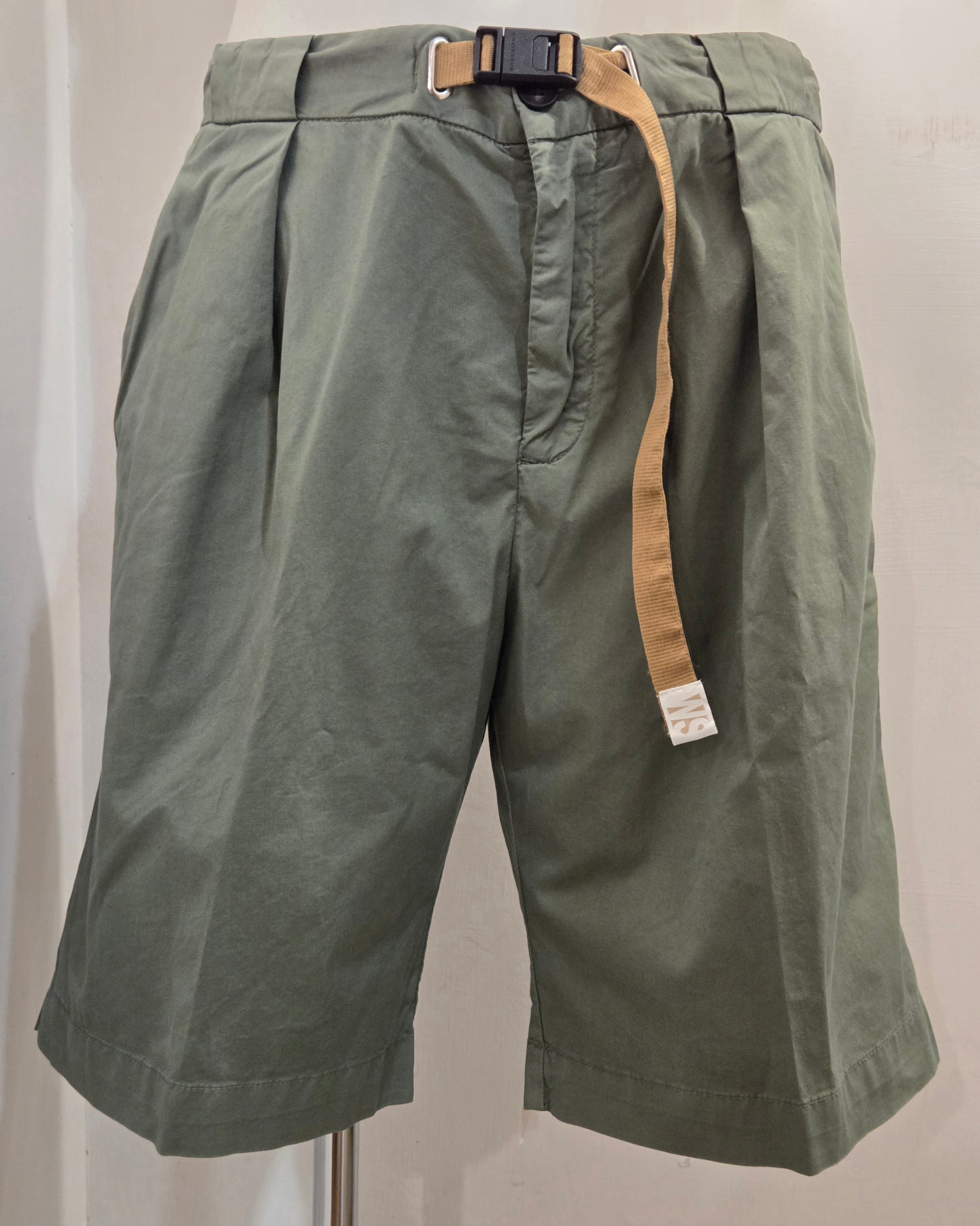 WHITE SAND COLORE VERDE MILITARE COTONE ED ELASTANE CON DOPPIA PENCE VESTIBILITA’ COMODA 26SU52 190 MADE IN ITALY