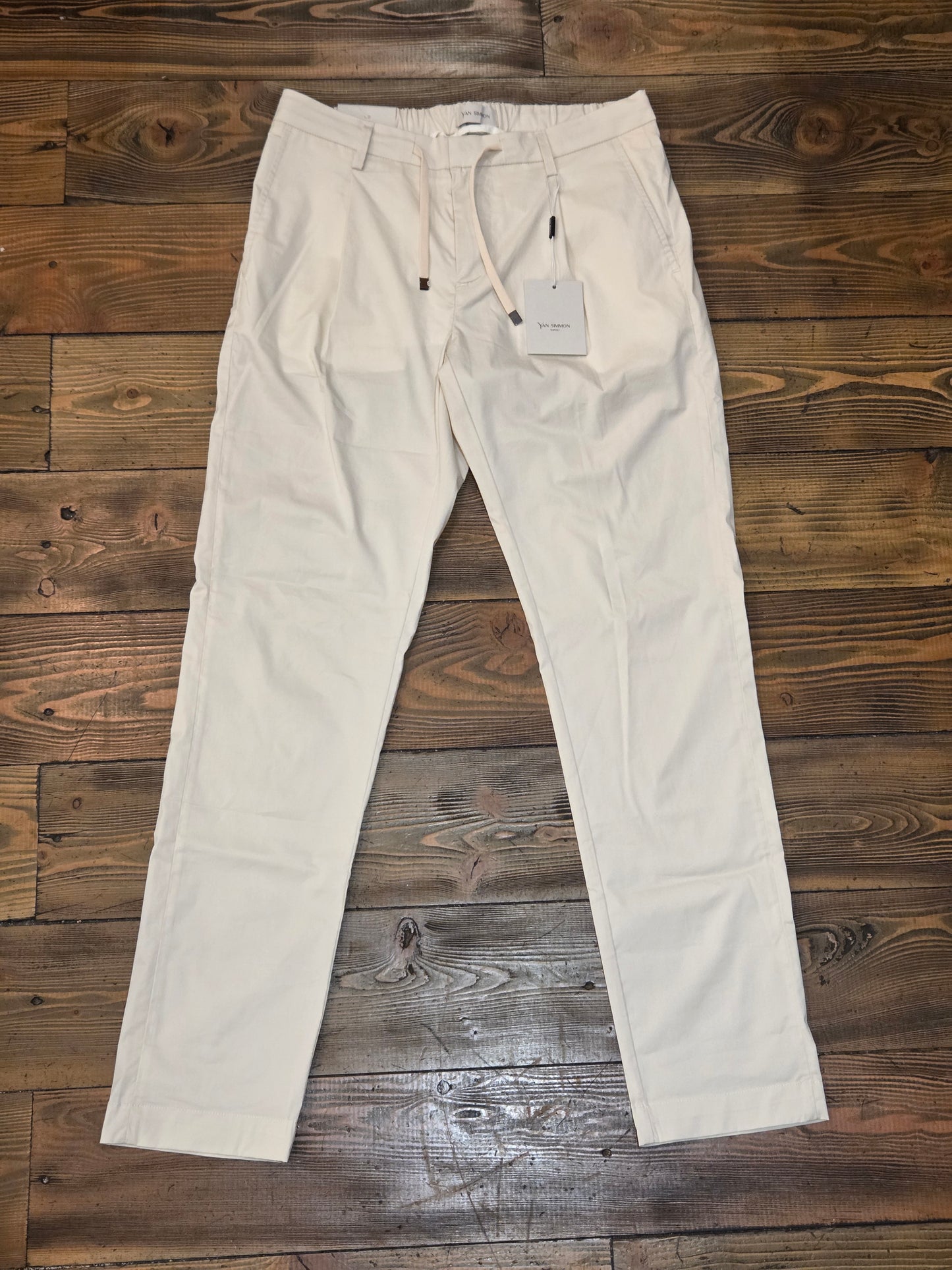 PANTALONE YAN SIMMON LIFE TELA PARACADUTE T543L COLOR GESSO