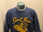 FRONT STREET 8 FELPA MANICA CORTA SURF SHOP COLOR BLU