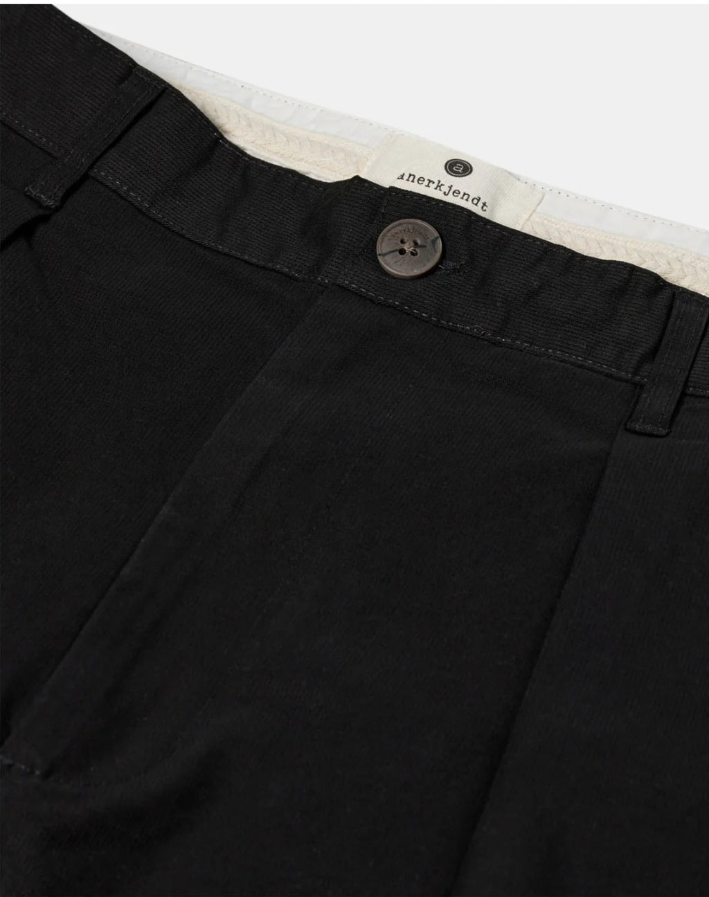 AKJAKOB COTTON PLEAT PANTS ANERKJENDT COLOR BLU
