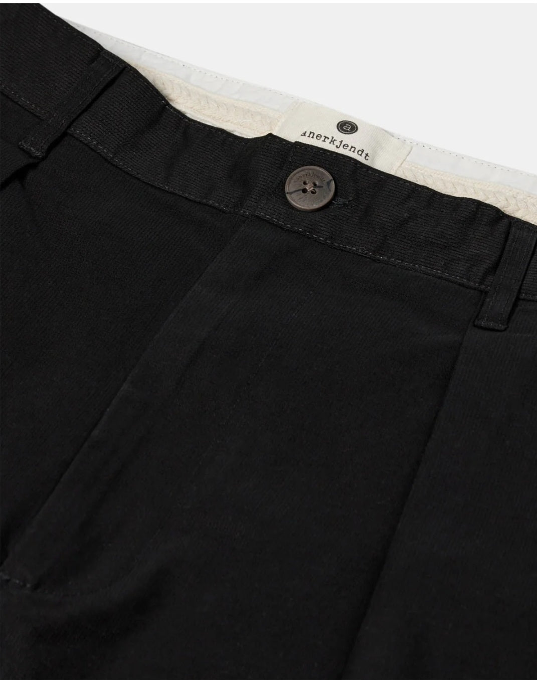 AKJAKOB COTTON PLEAT PANTS ANERKJENDT COLOR BLU